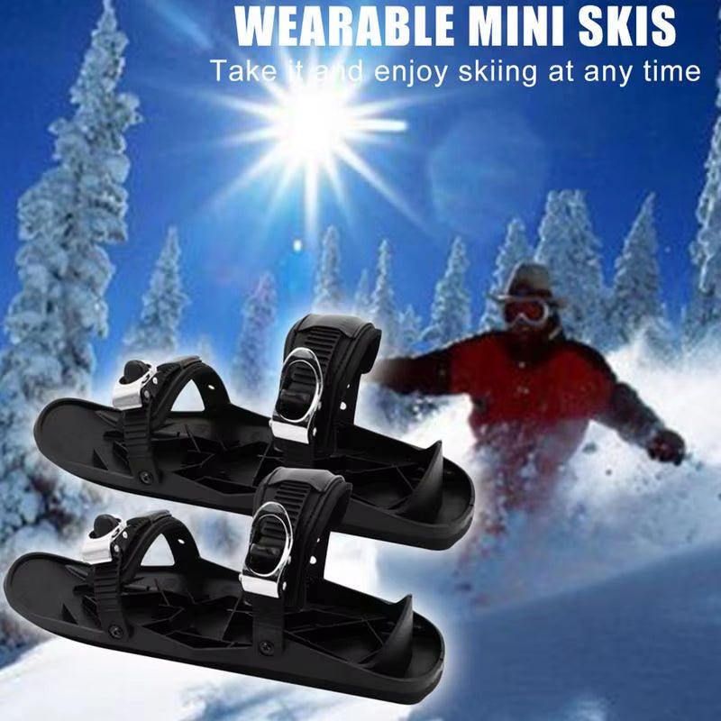 Mini Ski Patines de Esquí Cortos para Nieve