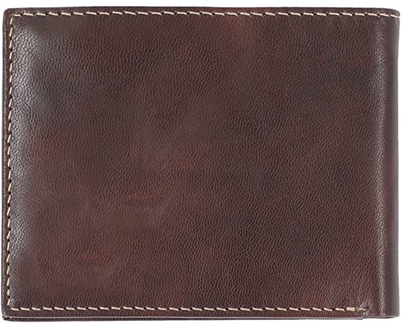 Steve Madden Billetera Passcase De Cuero Natural Con Rfid